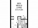 Unit 116 BRV Floorplan